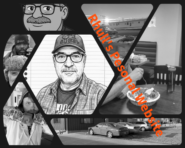 black and white collage of myself and friends