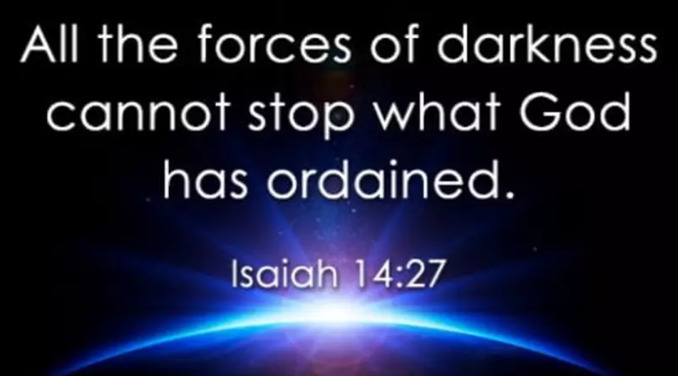 Isaiah 14:27