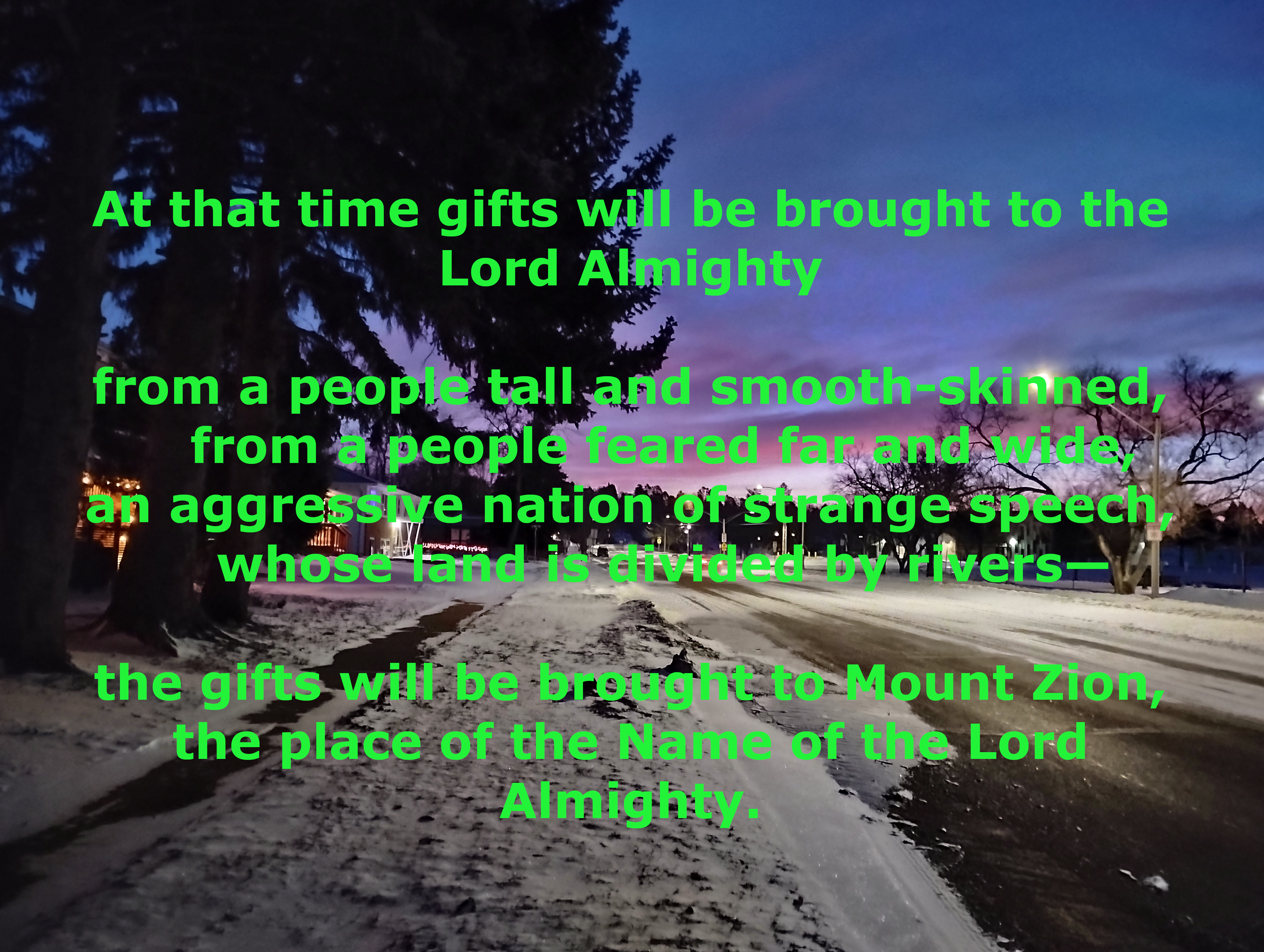 Isaiah 18:7